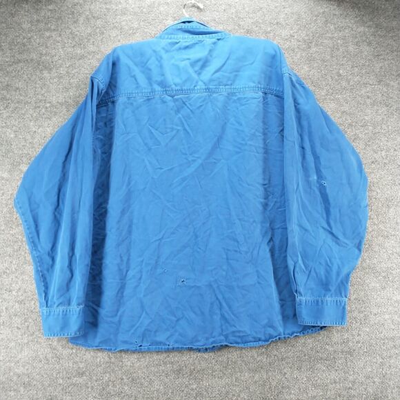 Blue Generation Men's Button-Down Shirt Blue XL Indianapolis Colts Embroidered - Picture 7 of 16